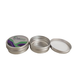 Metal redondo rosa plata vacío almacenamiento cosméticos contenedores viaje latas crema especias velas 60ml aluminio tapón de rosca tarro - Product Image 3