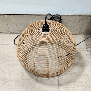 Lámpara Colgante de Ratán, Forma Irregular, Estilo Bohemio, Decoración Hecha a Mano para Sala de Estar, Dormitorio, Uso en Interiores - Product Image 1
