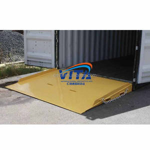 VITA Painted & Galvanized Heavy-Duty Mobile Loading Dock Ramp for Forklifts-8000kg Capacity Bearing <b>Transport</b> Solutions - Product Image 4