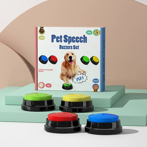 Vente en gros personnalisée Pet Press Sound Bell Dog Buzzer Enregistrable Training Talking Cat & Dog Speaking Buttons For Communication - Product Image 6