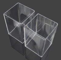 Tubes carrés en acrylique écologiques, robustes, optiquement transparents, résistants aux chocs, de qualité professionnelle, entièrement personnalisables