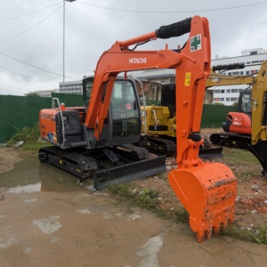 Excavatrice d'occasion Hitachi ZX60 d'origine, importée du Japon, 6 tonnes, petite excavatrice hydraulique sur chenilles, prix compétitif. - Product Image 3
