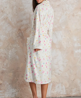 Peignoir Décontracté Respirant Imprimé pour Femme, Pyjama, Vêtements de Nuit et d'Intérieur Personnalisable ODM