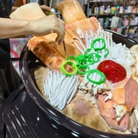 Statue de simulation alimentaire personnalisée (bœuf, œuf, nouilles) en fibre de verre, impression 3D, pour enseigne de magasin et décoration extérieure