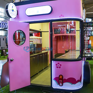 Elektrikli Dört Tekerlekli Yiyecek Arabası/Mobil Yiyecek Kamyonu, Parklar, Kafeler ve Yiyecek Tezgahları Gibi Yerler İçin Uygundur. - Product Image 3