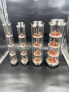 토윈 공장 직영 품질 보증 리플럭스 증류기 컬럼 2인치 유리 4단 컬럼 보드카 홈 증류기용 - Product Image 2