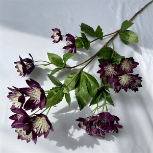 <span class=keywords><strong>Fausse</strong></span> <span class=keywords><strong>orchidée</strong></span> décorative d'événements suspendus fleurs bleues en soie artificielle centres de table - Product Image 6