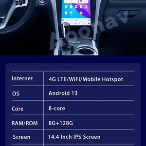 128G 14.4 Inch Car Radio for Ford Explorer 2011-2019 Android 13 Qualcomm Multimedia GPS Navigation Player Touch Screen Head Unit - Product Image 2