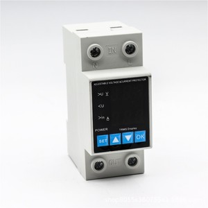 Protector de Voltaje y Corriente Ajustable 40A 63A 220V TRMS con Pantalla, Dispositivo de Protección Contra Sobretensiones Domésticas - Product Image 2