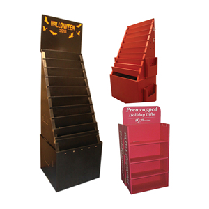 Soportes de exhibición de supermercado para comida, patatas fritas, granos de café, Chocolate, venta al por menor personalizada, soporte de exhibición de suelo de cartón - Product Image 4