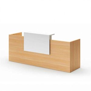 Top Selling Minimalistic Oval <strong>Reception</strong> <strong>Desk</strong> - Product Image 5