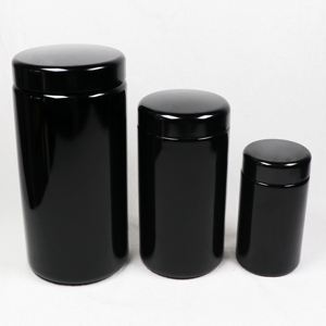 Frasco <span class=keywords><strong>de</strong></span> cristal al por mayor 250ml 500ml negro Uv alto redondo violeta a prueba <span class=keywords><strong>de</strong></span> olores <span class=keywords><strong>boca</strong></span> ancha almacenamiento alijo frascos <span class=keywords><strong>de</strong></span> cristal - Product Image 6