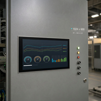 Module d'affichage LCD TFT tactile capacitif industriel HMI de 7 pouces 1024x600