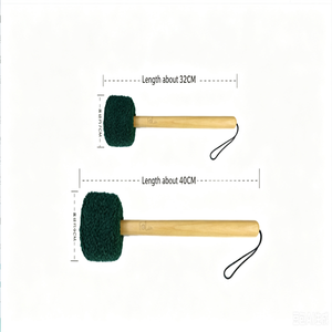 Mazos de fieltro de lana coloridos para cuencos tibetanos, varillas de martillo FOL de gran tamaño, mazos de cobre arcoíris para gong, <span class=keywords><strong>baquetas</strong></span> - Product Image 2