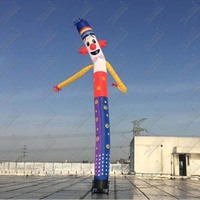 Zhenmei Publicité Gonflables Clown Air Dancer avec 2 Jambes Ballon À Air Chaud Dessin Animé Modèle Bouteilles Arche D'entrée