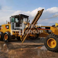 Niveleuse à moteur CAT 140H d'origine japonaise Caterpillar 140k 140h 140G niveleuses à moteur à vendre