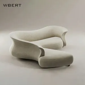 WBERT Nordic Design Master Novo conjunto de produtos de sofá de arte de personalidade para hotel Villa Lobby curvado para recepção e uso em lazer