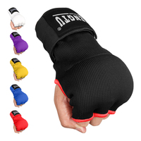 Bandages de boxe en gros OEM, bandages rapides de Muay Thai, logo personnalisé, bandages de boxe en gel MMA
