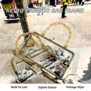 Cierre Metálico Retro Tipo Kiss Lock para Bolsos de 20/25cm, Accesorios Duraderos para Bolsos de Moda, HK EXPORTS HK50 - Product Image 2