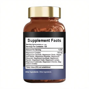 Cápsulas de Complejo de Magnesio <span class=keywords><strong>12</strong></span> en 1 de Marca Privada OEM, Citrato, Glicinato, Suplementos Vitamínicos para Energía y Sueño en Adultos - Product Image 2
