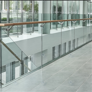 Barandilla <span class=keywords><strong>de</strong></span> Vidrio Templado <span class=keywords><strong>de</strong></span> Fácil Instalación, Barandilla <span class=keywords><strong>de</strong></span> Vidrio para Escaleras y Balcones <span class=keywords><strong>de</strong></span> Acero Inoxidable Galvanizado - Product Image 3