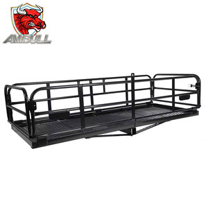 Porte-bagages pliable Ambull 500lbs avec attelage de 2 pouces, étanche, pour voiture, panier à bagages arrière, support de rangement pour bagages monté sur le véhicule - Product Image 2