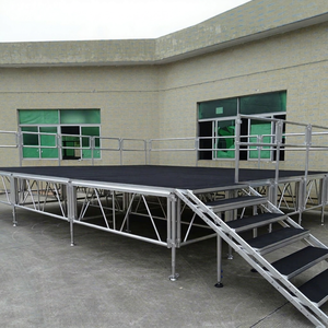 Outdoor Portable <b>Stage</b> Mobile <b>Stage</b> Concert Aluminum Mobile Event Church Movable Staging <b>Platform</b> - Product Image 1