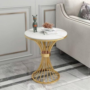 Table basse en marbre nordique 2025, salon, canapé, côté, quelques tables basses rondes modernes de luxe, petite table ronde - Product Image 2