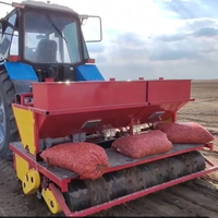 Machine de plantation d'ail à haute efficacité profondeur réglable avec espacement manuel des graines moteur composant de base outil agricole
