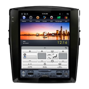 Lecteur DVD de voiture Android 9.0 Navihua 12,1'' pour MITSUBISHI Pajero V97 V93 V98, écran vertical style Tesla, musique, GPS, navigateur - Product Image 1