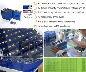 Batería Prismática de Litio-Hierro-Fosfato (LiFePo4) Rept Akku de 330Ah, 320Ah, 314Ah, 280Ah y 3.2V, Recargable, para Almacenamiento de Energía Solar en el Hogar - Product Image 3