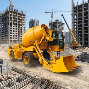 Camions malaxeurs à <span class=keywords><strong>béton</strong></span> portables auto-chargeurs de 3,5 <span class=keywords><strong>m3</strong></span> à 4,0 <span class=keywords><strong>m3</strong></span> à vendre - Product Image 1