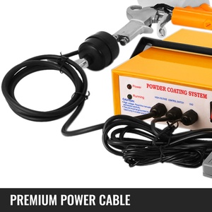 ระบบเคลือบผงด้วยไฟฟ้าสถิต EZONEDE รุ่น PC03-5 ปืนพ่นสีไฟฟ้า 3.3 วัตต์ พร้อมเครื่องจ่ายลม 5 CFM สีเหลือง รุ่น ETT12740 - Product Image 5