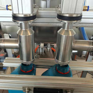 Servo Pneumatic Filling <strong>Machine</strong> 200ml 750ml 5000ml Liquid Thick Sauce Nut Butter Jar Bottle With Conveyor Capping Labeling - Product Image 4