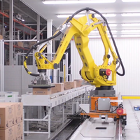 Robot de palettisation automatisé FANUC M-410iB/700 à 4 axes, portée 3143 mm, charge utile 700 kg, protection IP54, répétabilité 0,05 mm