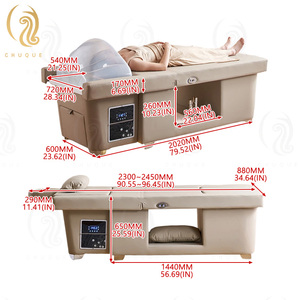 Kursi Pedikur Chuque Salon Furniture dengan Wastafel Shampoo, Kursi Pijat Kaki Elektrik, Bak Mandi Kaki, Tempat Tidur Spa Kepala Jepang - Product Image 6