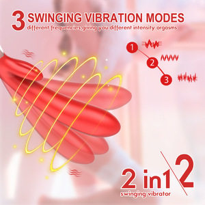 Rose Swing Vibrador Toy Big Boob Estimulador das Mulheres Clitóris Feminino Massageador Adulto Produtos Adulto Produtos - Product Image 3