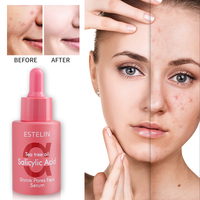 ESTELIN Sérum Visage Anti-Acné Resserre les Pores à l'Huile d'Arbre à Thé et Acide Salicylique 30ml