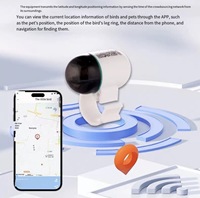 Localisateur GPS pour petits animaux (oiseaux, chats, chiens) – Anti-perte, étanche, avec système de positionnement global à distance