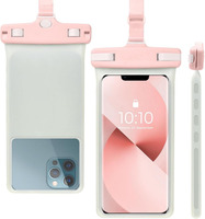 Casing kantong ponsel, kantung telepon genggam tahan air untuk iPhone 15 14 13 12 Pro Max XS Samsung, tas kering ponsel