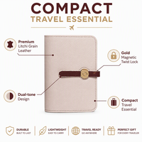 Portefeuille de soirée en cuir véritable pour femme, pochette porte-passeport avec fermeture éclair, porte-monnaie et multiples fentes pour cartes – Vente en gros