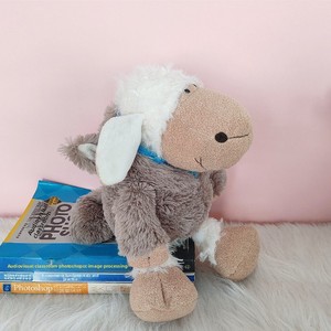 Gorro de Dormir de Peluche con Diseño de Animales Transfronterizos, Oveja y Lobo Somnolientos, Relleno de Algodón PP, Regalo para Niños - Product Image 4