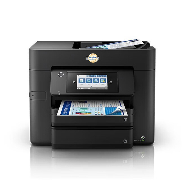 Epso.n WF-4838 A4 Color Inkjet All-in-one Machine - Wireless, Double-sided Printing Copying Scanning, and Faxing Office Printer