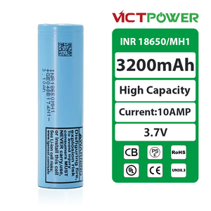 Batterie lithium-ion cylindrique haute capacité INR 18650 MH1 3200mAh 3.7V 3C 10A pour outils électriques, vélos électriques - Product Image 1