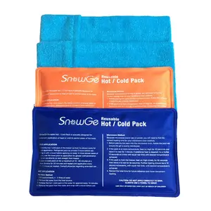 Custom Health Care Supplies Compress Cloth Wrap Soft Flexible Cold Hot Ice Gel Pack for Therapy