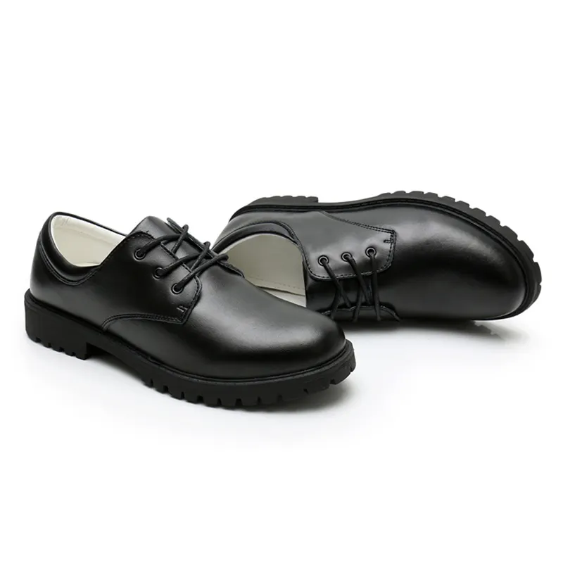 Custom Wholesale Children's Kid Leather Oxford Shoes Wedding Party Shoes Dress Shoes For Boys