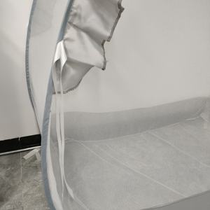 Tienda <span class=keywords><strong>de</strong></span> seguridad portátil <span class=keywords><strong>para</strong></span> <span class=keywords><strong>cuna</strong></span> <span class=keywords><strong>de</strong></span> bebé con cubierta <span class=keywords><strong>de</strong></span> dosel, ropa <span class=keywords><strong>de</strong></span> cama estampada <span class=keywords><strong>de</strong></span> tela tejida, mosquitera doblada - Product Image 4