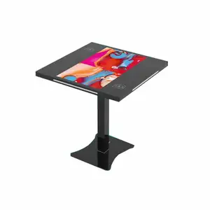 21.5inch smart touch table electronic table cell phone charge table kiosk digital signage