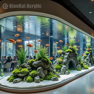 Top vente de haute qualité écologique forme carrée PMMA acrylique Aquarium Aquarium Durable extérieur Style moderne importation - Product Image 2