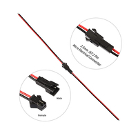 Personnalisable 2 pin / 3pin / 4pin / 5 broches Mâle Et Femelle JST SM Connecteur Ensemble 2 3 4 5 pin Fil câble pigtail Plug pour LED Bande